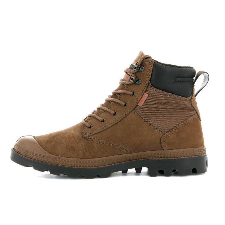 Bottes Palladium Pampa Shield WP+ LUX Femme Marron | FR IVC504P